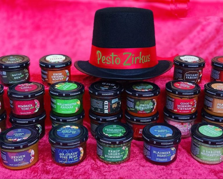 Pestozirkus Pesto und Saucen Sortiment